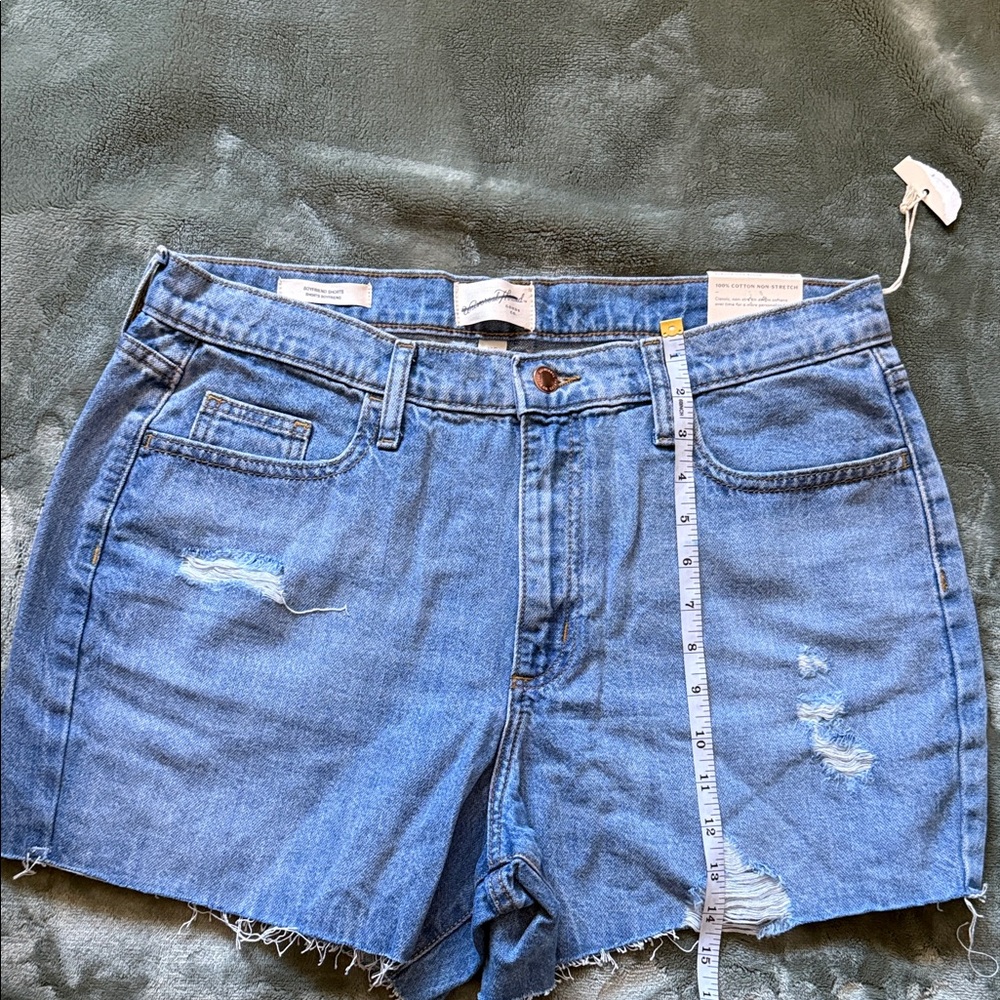 Universal Thread Light Blue Distressed Denim Shorts